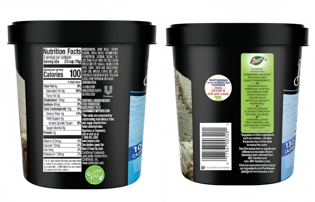 Ice Cream Label: Description, and Design Template Guide