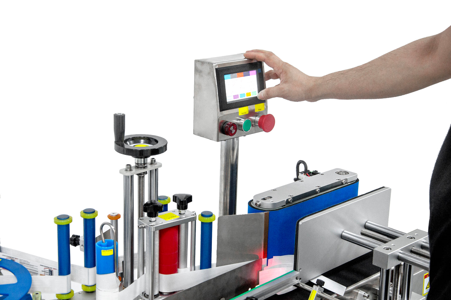 Fully Automatic Desktop Rolling Labeling Machine for Round Bottles TB-YP100C