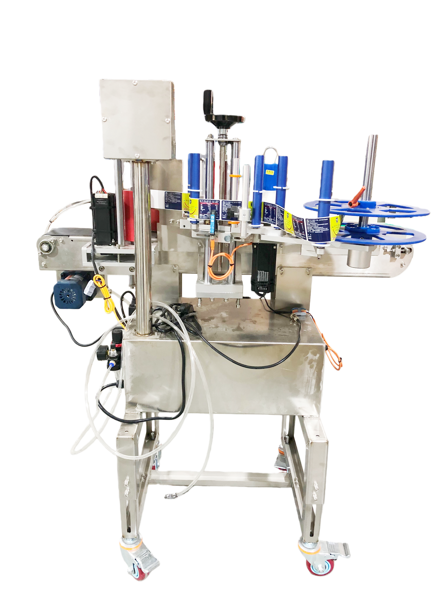 Fully Automatic Desktop Positioning Round Bottle Labeling Machine TB-YP100D